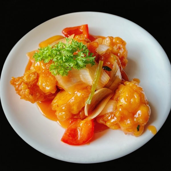 Vegetables With Sweet & Sour Sauce
